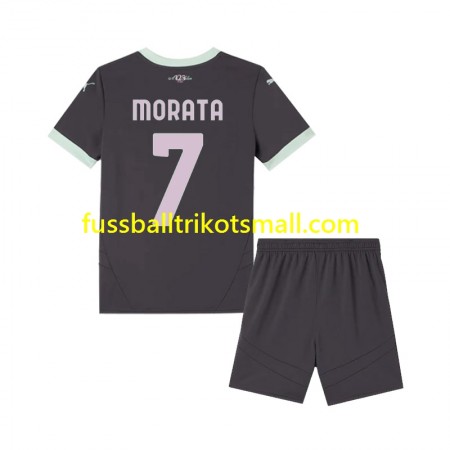 Fußballtrikots AC Mailand Morata 7 Kinder 2024-2025 Kurzarm 3rd trikot kaufen